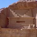 Mada'in Salih (start of stone work)
