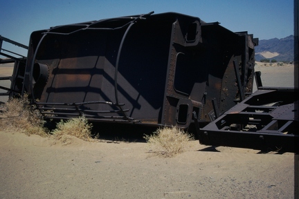 Hartmann 2-8-0 at Buwair Station with tender and wagons